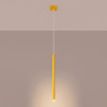NOWOŚĆ Lampa wisząca PASTELO 1 żółtaSL.2137 Sollux
