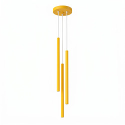 NOWOŚĆ Lampa wisząca PASTELO 3P żółtaSL.2139 Sollux