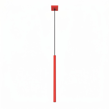 NOWOŚĆ Lampa wisząca PASTELO 1 czerwonaSL.2141 Sollux