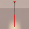 NOWOŚĆ Lampa wisząca PASTELO 1 czerwonaSL.2141 Sollux