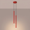 NOWOŚĆ Lampa wisząca PASTELO 2 czerwonaSL.2142 Sollux