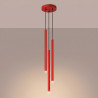 NOWOŚĆ Lampa wisząca PASTELO 3P czerwonaSL.2143 Sollux