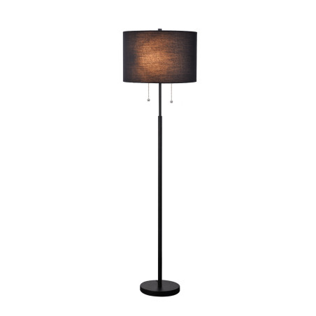 NOWOŚĆ Lampa podłogowa Fogo czarna 2xE27 Light Prestige