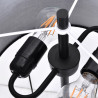 NOWOŚĆ Lampa podłogowa Fogo czarna 2xE27 Light Prestige