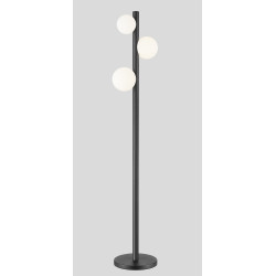 NOWOŚĆ F0574-03N-P7AA FORES LAMPA PODŁOGOWA CZARNY MAT/MATT BLACK ZUMA LINE