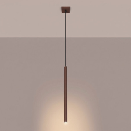 NOWOŚĆ Lampa wisząca PASTELO 1 brązowaSL.2145 Sollux