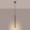 NOWOŚĆ Lampa wisząca PASTELO 1 brązowaSL.2145 Sollux