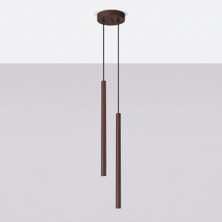 NOWOŚĆ Lampa wisząca PASTELO 2 brązowaSL.2146 Sollux