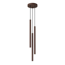 NOWOŚĆ Lampa wisząca PASTELO 3P brązowaSL.2147 Sollux