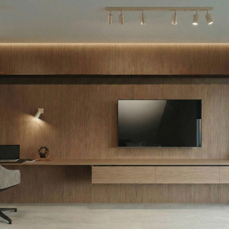 NOWOŚĆ Plafon RING 6L taupeSL.2158 Sollux
