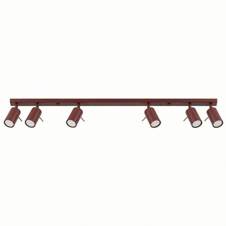 NOWOŚĆ Plafon RING 6L burgundSL.2164 Sollux