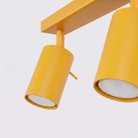 NOWOŚĆ Plafon RING 6L żółtySL.2188 Sollux