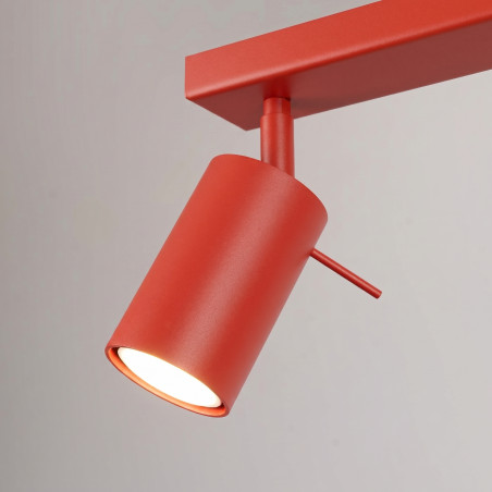 NOWOŚĆ Plafon RING 3L czerwonySL.2191 Sollux