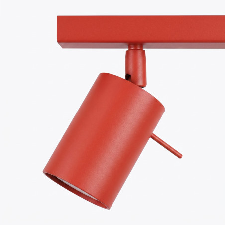 NOWOŚĆ Plafon RING 4L czerwonySL.2193 Sollux