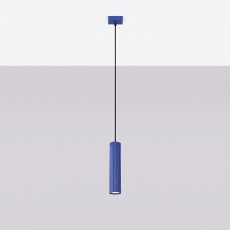 NOWOŚĆ Lampa wisząca KARBON 1 ultramarynaSL.2311 Sollux