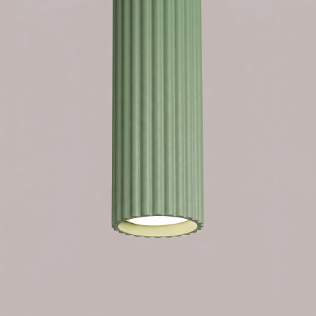 NOWOŚĆ Lampa wisząca KARBON 1 szałwiowaSL.2333 Sollux