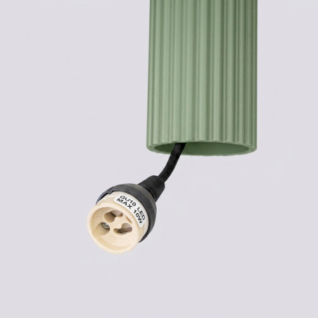 NOWOŚĆ Lampa wisząca KARBON 1 szałwiowaSL.2333 Sollux