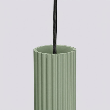 NOWOŚĆ Lampa wisząca KARBON 1 szałwiowaSL.2333 Sollux