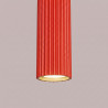 NOWOŚĆ Lampa wisząca KARBON 1 czerwonaSL.2335 Sollux
