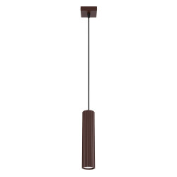 NOWOŚĆ Lampa wisząca KARBON 1 brązowaSL.2336 Sollux