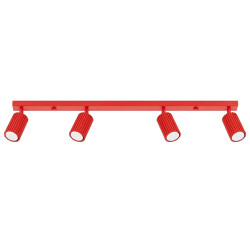 NOWOŚĆ Plafon KARBON 4L czerwonySL.2368 Sollux