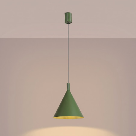 NOWOŚĆ Lampa wisząca NOX 25 zielona oliwkaSL.2525 Sollux