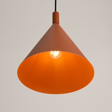 NOWOŚĆ Lampa wisząca NOX 25 ochra czerwonaSL.2526 Sollux