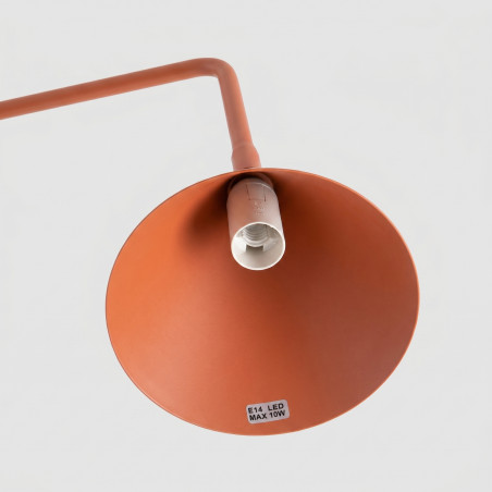 NOWOŚĆ Lampa biurkowa NOX ochra czerwonaSL.2571 Sollux