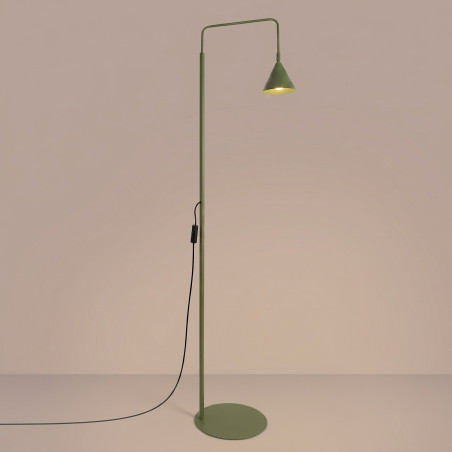 NOWOŚĆ Lampa podłogowa NOX zielona oliwkaSL.2585 Sollux