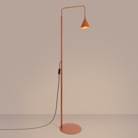 NOWOŚĆ Lampa podłogowa NOX ochra czerwonaSL.2586 Sollux