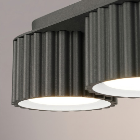 NOWOŚĆ Plafon AURA 3 czarny Gx53SL.2629 Sollux