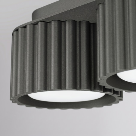 NOWOŚĆ Plafon AURA 3 czarny Gx53SL.2629 Sollux