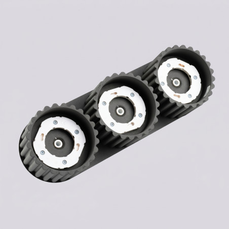 NOWOŚĆ Plafon AURA 3 czarny Gx53SL.2629 Sollux