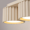 NOWOŚĆ Plafon AURA 3 beżowy Gx53SL.2630 Sollux