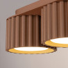 NOWOŚĆ Plafon AURA 3 mocca Gx53SL.2633 Sollux