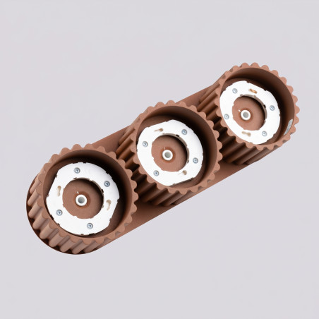 NOWOŚĆ Plafon AURA 3 mocca Gx53SL.2633 Sollux