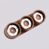 NOWOŚĆ Plafon AURA 3 mocca Gx53SL.2633 Sollux