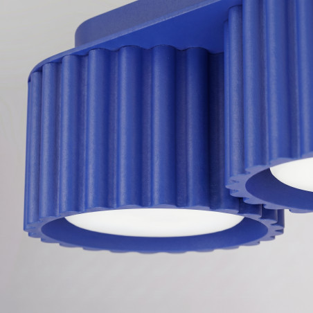 NOWOŚĆ Plafon AURA 3 ultramaryna Gx53SL.2634 Sollux