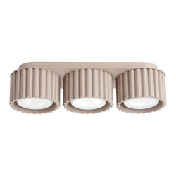 NOWOŚĆ Plafon AURA 3 taupe Gx53SL.2635 Sollux