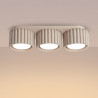 NOWOŚĆ Plafon AURA 3 taupe Gx53SL.2635 Sollux