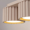 NOWOŚĆ Plafon AURA 3 taupe Gx53SL.2635 Sollux