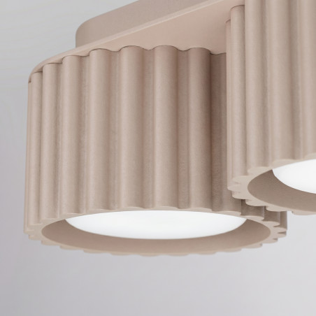 NOWOŚĆ Plafon AURA 3 taupe Gx53SL.2635 Sollux
