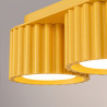 NOWOŚĆ Plafon AURA 3 żółty Gx53SL.2640 Sollux