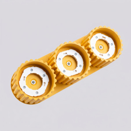 NOWOŚĆ Plafon AURA 3 żółty Gx53SL.2640 Sollux
