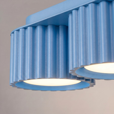 NOWOŚĆ Plafon AURA 3 błękitny Gx53SL.2643 Sollux