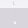 NOWOŚĆ Lampa wisząca AURA 1 biała Gx53SL.2676 Sollux