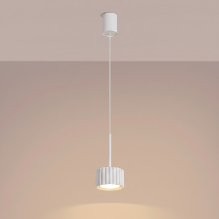 NOWOŚĆ Lampa wisząca AURA 1 biała Gx53SL.2676 Sollux