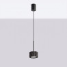 NOWOŚĆ Lampa wisząca AURA 1 czarna Gx53SL.2677 Sollux