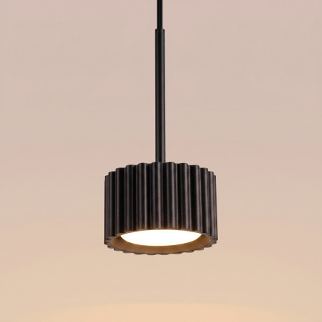 NOWOŚĆ Lampa wisząca AURA 1 czarna Gx53SL.2677 Sollux