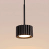 NOWOŚĆ Lampa wisząca AURA 1 czarna Gx53SL.2677 Sollux